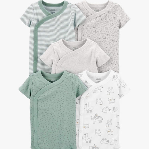 Simple Joys by Carter's unisex-baby 5-pack Side Snap Short-sleeve Bodysuit