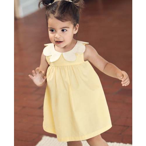 Baby Poplin Daisy Dress & Bloomers Set | Hanna Andersson