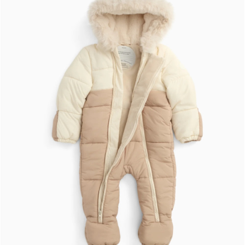 Recycled Padded Snowsuit Sage / 0 - 3 M