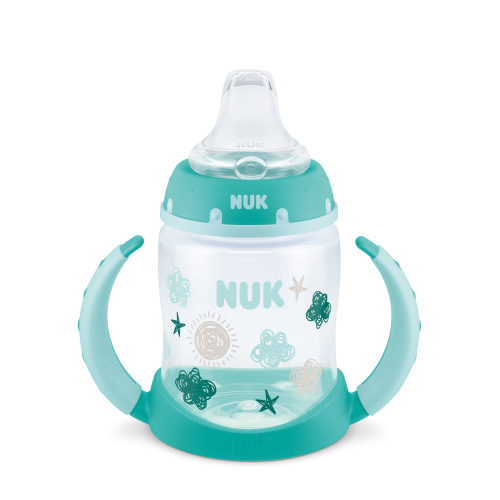 NUK Learner Cup, 5 oz Soft Spout Sippy Cup 6+ Months, 1 Pack, Teal, Unisex
