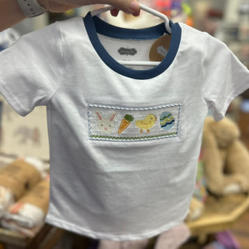 Easter Smoked Outfit. Size: S (12-18M)