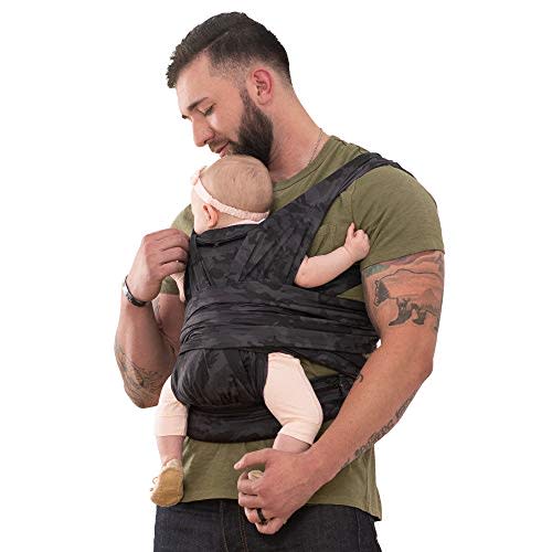 Boppy Comfyfit Baby Carrier, Black Gray Camo