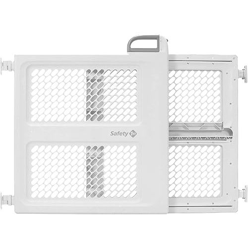 Safety 1st Lift, Lock and Swing Gate - Pressure or Hardware installed, Fits Spaces Between 28" and 42" Wide, 28" Tall, White