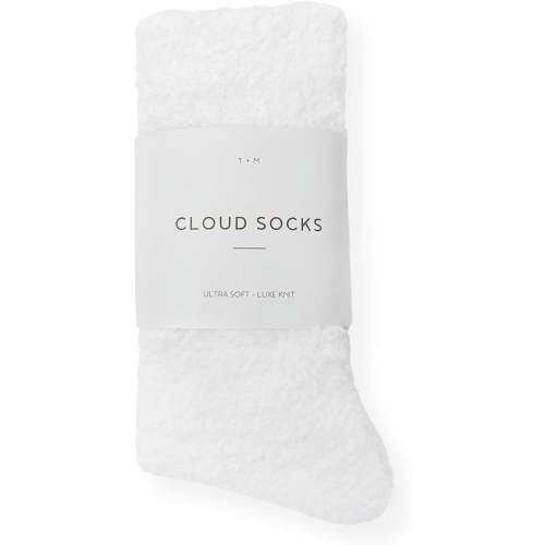 Unboxme Warm and Cozy Socks for Women and Men, Ultra-Luxe Cloud Fuzzy Socks, Super Soft Luxurious Fabric, White, 1 Pack