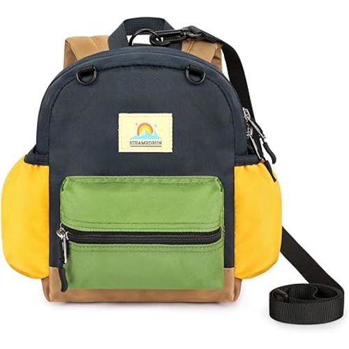 STEAMEDBUN Backpack Leash for Toddlers 1-3: Baby Backpack with Leash for Boys Girls - Anti-Lost Harness for Walking