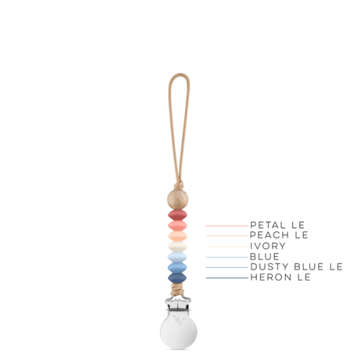 Jet Cutie Clip - Beaded Teething Pacifier Clip – Ryan And Rose