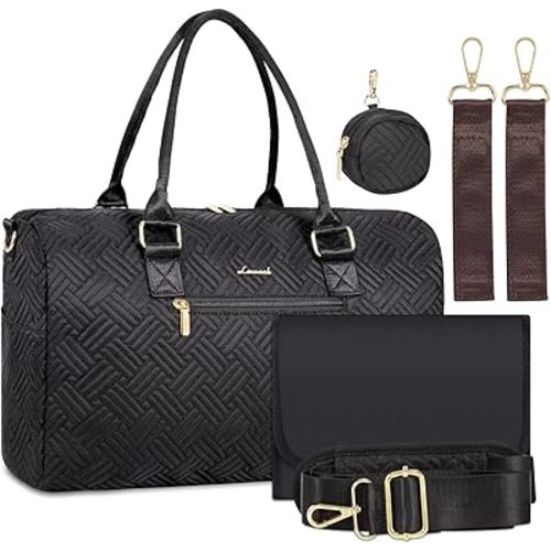 LOVEVOOK Diaper Bag Tote with Pacifier Case and Changing Pad, Large Capacity Mommy Bag for Hospital and Weekender Travel, Functional Baby Bag Newborn Baby Essential