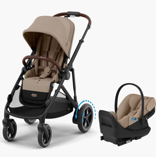 e-Gazelle S Stroller & Cloud G Pro Car Seat Travel System