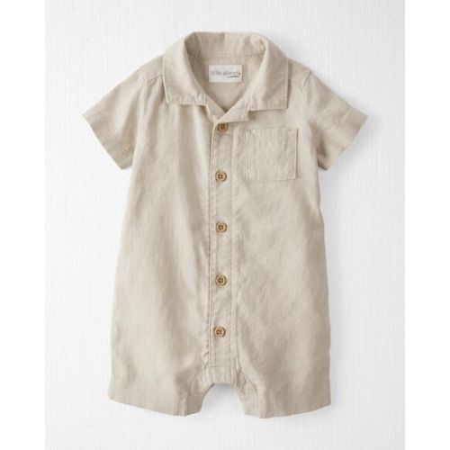 Baby Button-Front Romper - Little Planet | Carter's