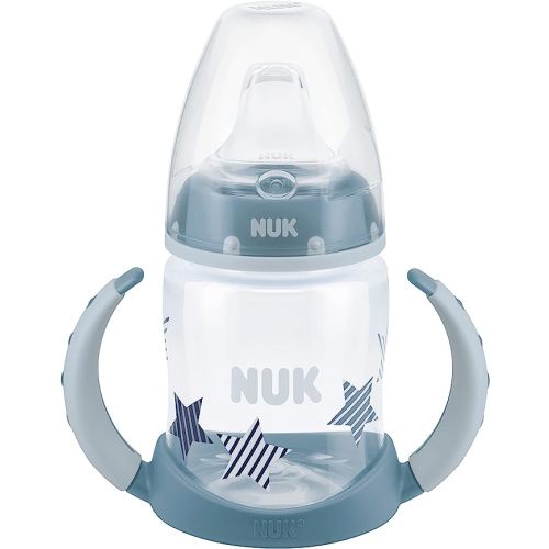 NUK Small Learner Tritan Cup, 5 oz, 6+ Months – BPA Free, Spill Proof Sippy Cup - 1 Pack - Stars