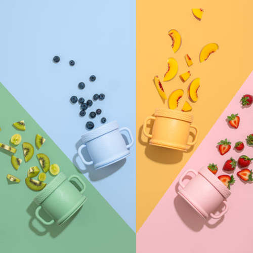 Coastal Cup: Nontoxic Snack Cup With Lid