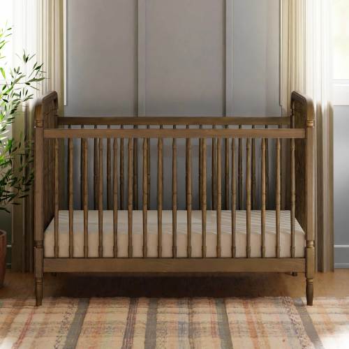 Liberty 3-in-1 Convertible Spindle Crib with Toddler Bed Conversion Kit