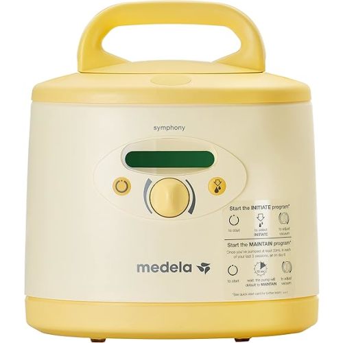 Medela Symphony Plus Breast Pump, Hospital Grade Breastpump, Single or Double Electric Pumping, with Initiate and Maintain Programs for Breastfeeding Support or Exclusive Pumping