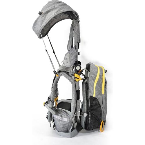 OE Shoulder Hiking Carrier for Child and Toddler with Sunshade and Detachable Backpack by Our Expedition
