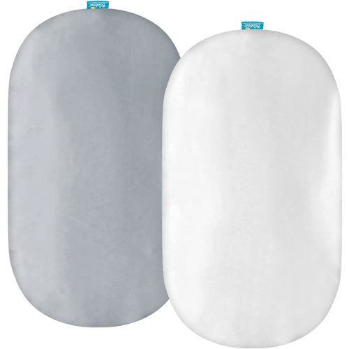 Satin Bassinet Sheet - Fits Chicco Close to You 3-in-1 Bedside Bassinet, 2 Pack, Super Soft and Silky