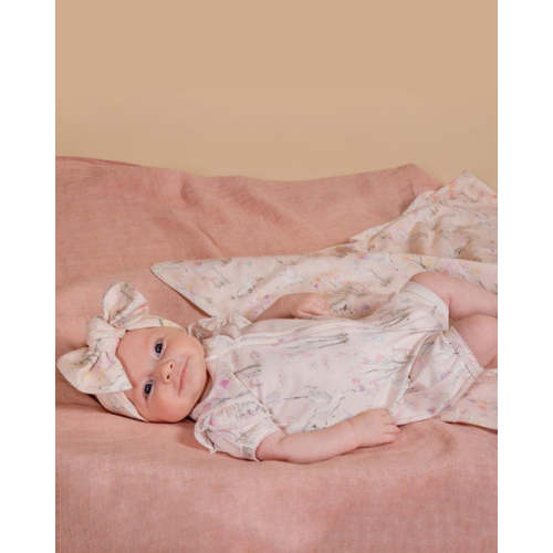 FLORENCE PRINT SS ZIP ROMPER