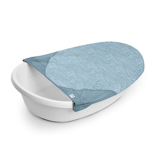 Ingenuity Full Comfort 3-in-1 Baby Bath Tub, 3 Phases of Use, Newborn to Toddler, Adjustable Full Coverage Supportive Sling, Includes 2 Pour & Rinse Cups, Easy Release Drain Plug, 0M+