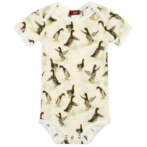Duck Organic Cotton Short Sleeve One Piece