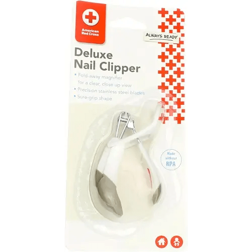 The First Years American Red Cross Deluxe Nail Clipper with Magnifier - 2 Count