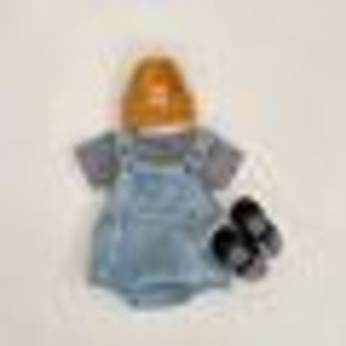 Casual Striped Top & Denim Overalls - Striped T-Shirt / 6M