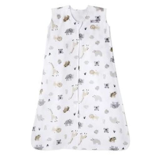 HALO SleepSack, 100% Cotton Wearable Blanket, Swaddle Transition Sleeping Bag, TOG 0.5, Animal Paint, X-Large, 18-24 Months