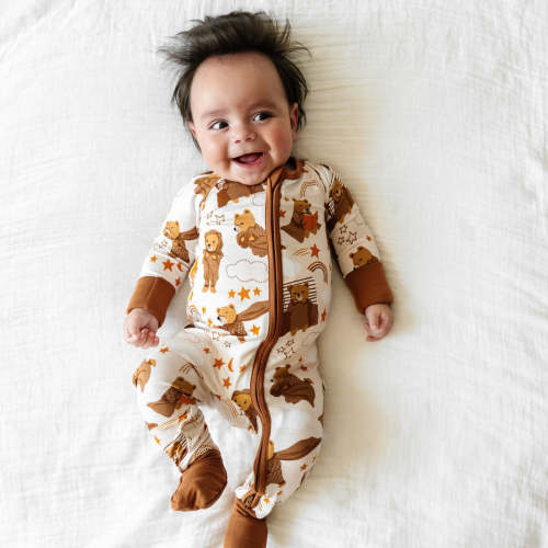 Beary Sleepy Zippy; size 3-6 months
