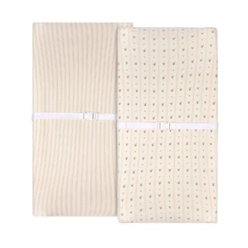 Ely's & Co. Baby Changing Pad Cover - Cradle Sheet 100% Combed Jersey Cotton Pink for Baby Girl
