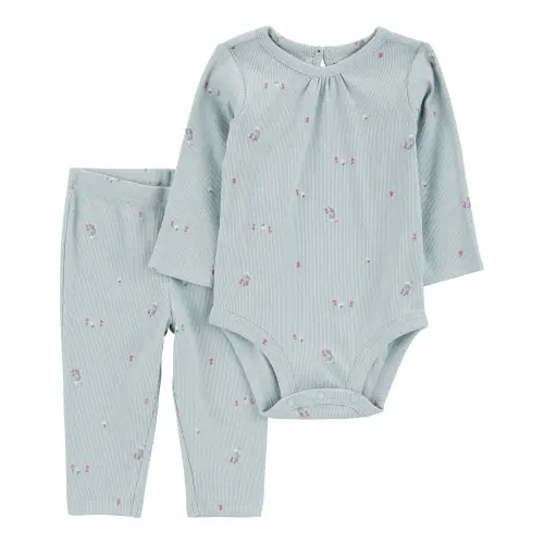 Baby 2-Piece Mouse Print Bodysuit Pant Set - Carter's | Carter's