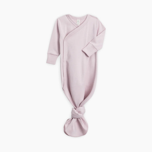 Colored Organics Wrap Gown - Wisteria, Newborn