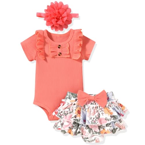 Aalizzwell Newborn Infant Baby Girls Summer Outfit