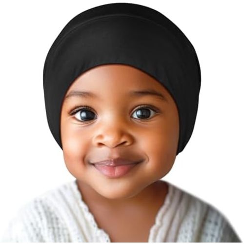 Fittia Baby Bonnet for 0-6 6-18 Months, Silky Satin Bonnet for Sleeping, Smooth for No Frizzy Hair, Adjustable for Non-Slip