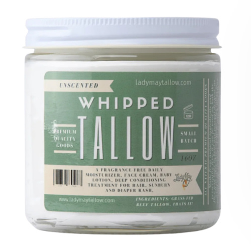 LadyMay Unscented Whipped Beef Tallow – Alive and Well Shop