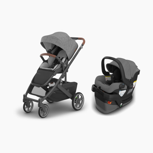 UPPAbaby Cruz V3 Stroller & Mesa V3 Infant Car Seat Travel System - Greyson