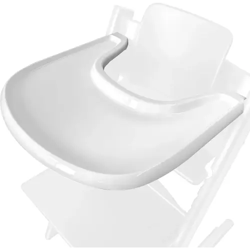 High Chair Tray Compatible with Stokke Tripp Trapp High Chair, Food Contact Grade Replacement Tray with Powerful Suction Surface Compatible with Tripp Trapp Tray