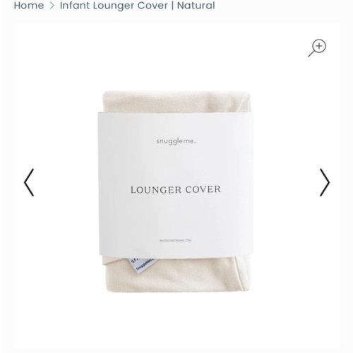 Infant Lounger Cover | Natural