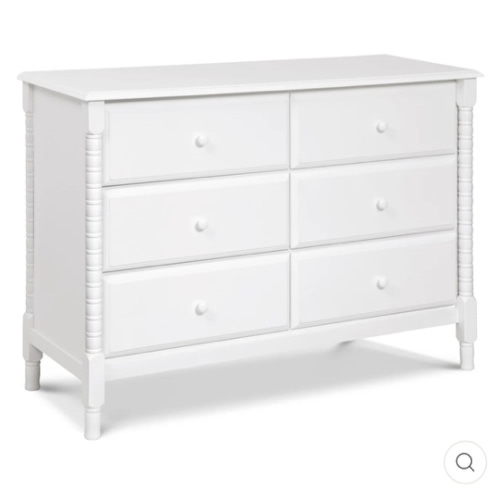 DaVinci Jenny Lind Spindle 6-Drawer Dresser | Modern Nursery