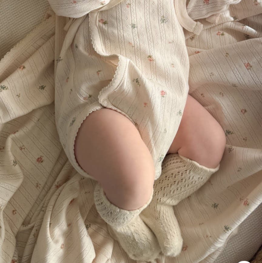 Organic Cotton Pointelle Murphy Wrap - Sweet Magnolia Simple – Jamie Kay USA