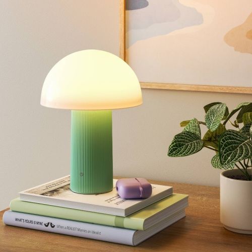 Portable Mushroom Lamp With Rechargeable Battery: Touch Sensor, 3-way Light, Includes Led Bulb - Room Essentials™