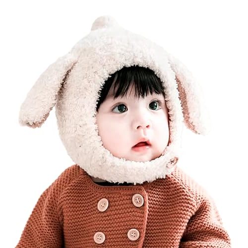 Toddler Boy Girl Winter-Hats - Warm Baby Kids Plush Hat Earflaps Hood Beanie Skull Cap Animal Ski Hat 9M-3T