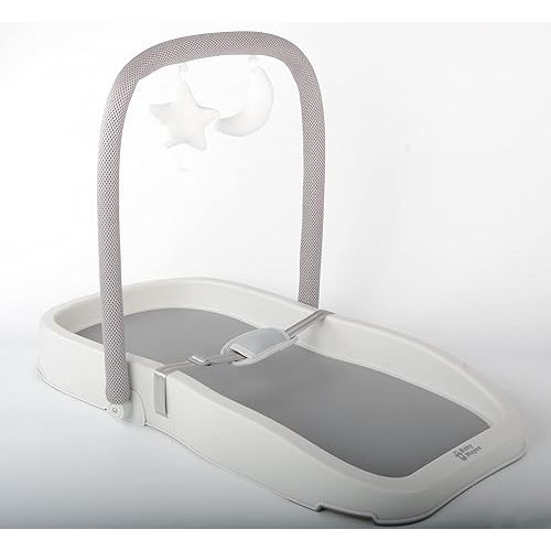 Duraking Pro 4 in 1 Baby Changing pad Washable Portable Diaper Toy bar Changing Tray Non-Slip no Stain Waterproof Changing Table (Gray)