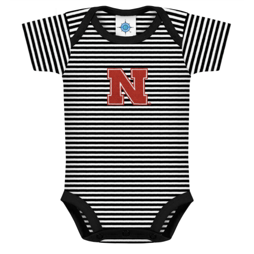 Nebraska Huskers Striped Bodysuit | College Baby