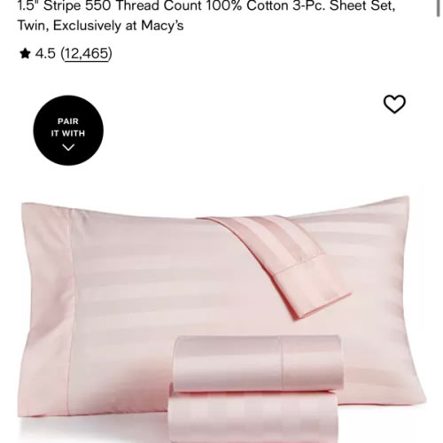 1.5" Stripe 550 Thread Count Collection