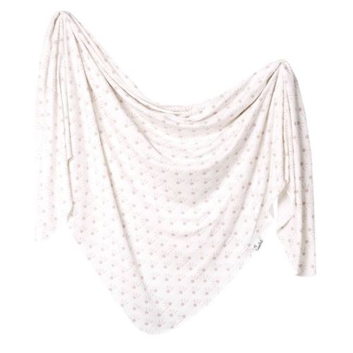 Copper Pearl Knit Swaddle Blanket - Shine