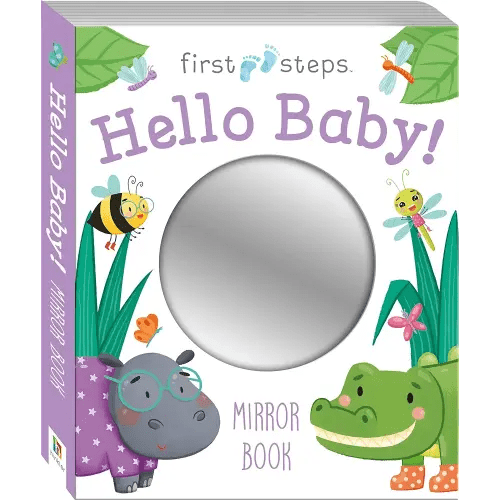 First Steps Hello Baby Mirror Book