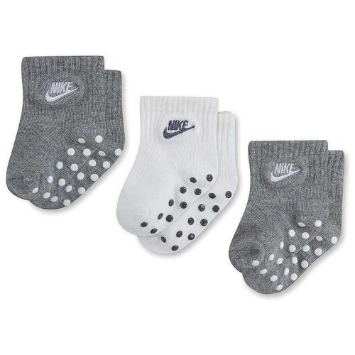 Nike Baby Girls' Ankle Gripper Socks (3 Pairs)