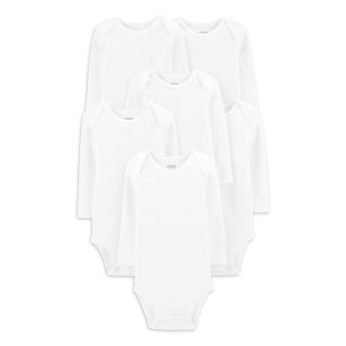Carter's Child of Mine Baby Unisex Short Sleeve Bodysuits, 6-Pack, Sizes Preemie-24 Months