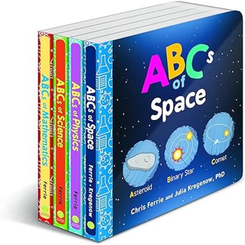 Baby University ABC's Board Book Set: A Scientific Alphabet for Toddlers 1-3 (Baby University Board Book Sets)