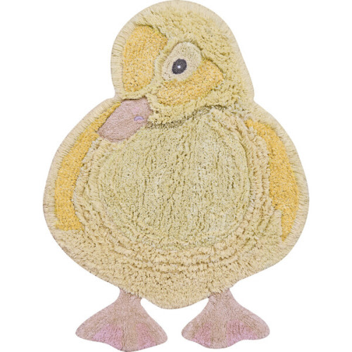 Washable Animal Rug Ducky, Light yellow. 3' 1" x 4' - Lorena Canals | Maisonette
