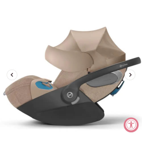 Cybex - Cloud T Sensorsafe Infant Car Seat, Cozy Beige