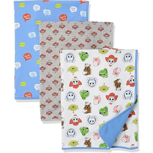 Amazon Essentials Boys' Baby Disney | Marvel | Star Wars Swaddle Blankets
